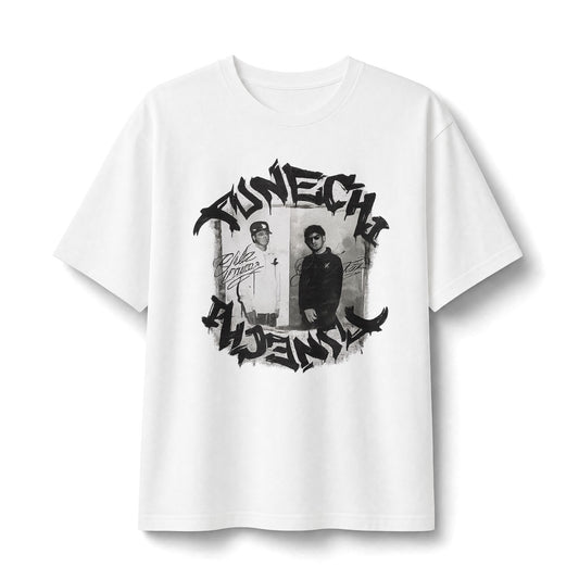 Vintage Band Photo Tee — Grunge Circle T‑Shirt