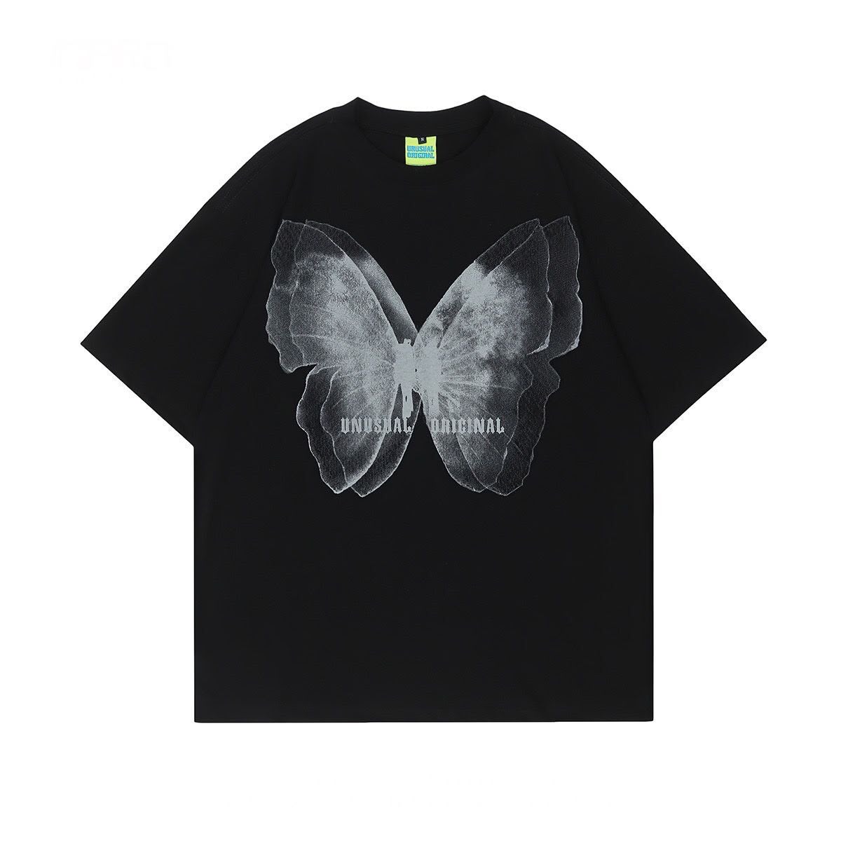T-shirt with black butterfly eye logo