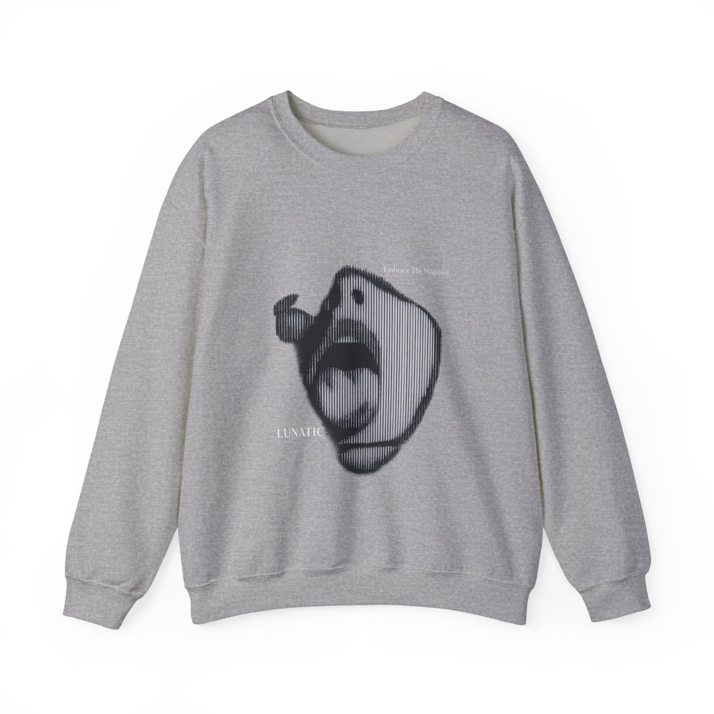 A distorted screaming face