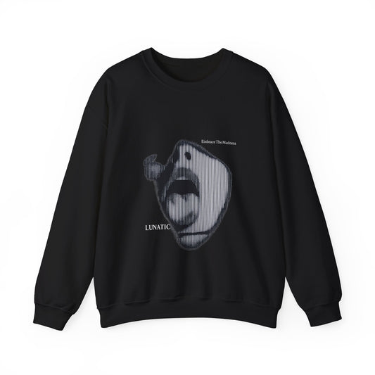 A distorted screaming face