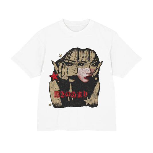 T-shirt - Classic anime fairy girl with Japanese text